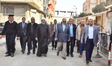 محافظ أسيوط يزور مطرانية الأقباط الكاثوليك بحي شرق