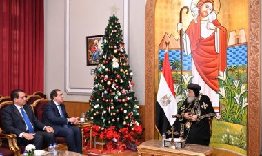 وزير البترول يهنئ البابا تواضروس بعيد الميلاد