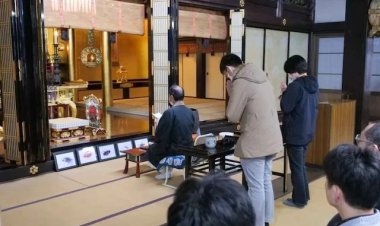 داخل أحد المعابد.. شركة تنظم حفلًا لتكريم الحشرات