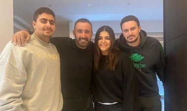 أحمد السقا مع أولاده: استثماري الحقيقى فى الدنيا