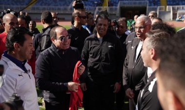 فيتوريا يشكر الرئيس السيسي على دعم المنتخب 