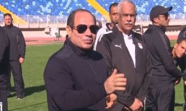 الرئيس للاعبي المنتخب: ..أتمنى يكون عندنا عدد ضخم من المحترفين