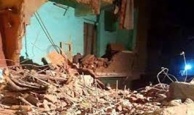 إصابة 2 فى انهيار جزئى داخل عقار بسبب انفجار اسطوانة غاز 