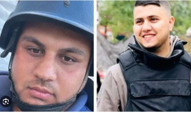 نقابة الصحفيين عن استهداف مصطفى ثريا وحمزة الدحدوح: «جريمة حرب واضحة»