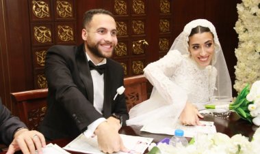 بالصور.. عقد قران مريم بنت الإعلامي محمد الليثى