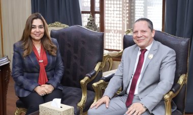 المحافظ ورئيس جامعة دمياط يناقشان عدد من ملفات التعاون المشترك