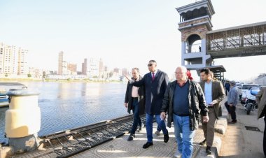 محافظ الدقهلية يعطي إشارة البدء لتطوير ورفع كفاءة كورنيش المشاية السفلية على النيل