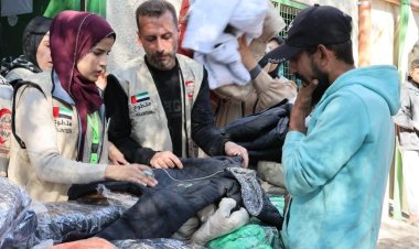 ضمن حملة «أنتم الأيادى الدافئة»... 10 شاحنات إماراتية تصل إلى معبر رفح