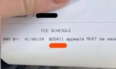 رجل يستلم مخالفة غريبة بقيمة 25 ألف دولار