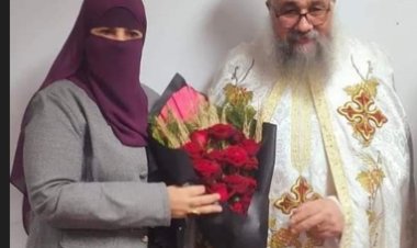 قيادية بـ«حزب مصر القومي» تقدم التهنئة لراعي «كنيسة القديسين» بمناسبة عيد الميلاد