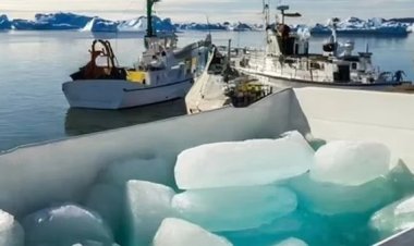شركة "Arctic Ice" تقدم تجربة فريدة بشحن جليد القطب الشمال إلى دبي