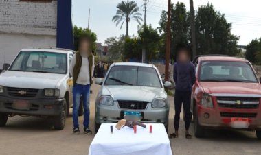 ضبط 3 تشكيلات عصابية ارتكبوا 26 واقعة سرقات ماكينات الري والسيارات وأبواب المقابر 