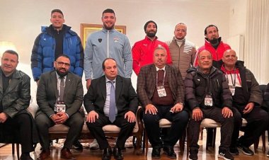 السفير المصري لدى زغرب ينظم حفل استقبال المنتخب الوطني للمصارعة