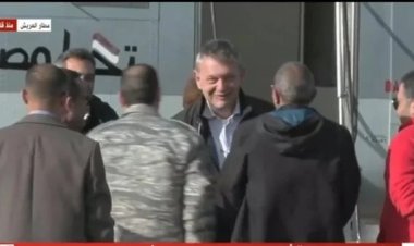 المفوض العام لوكالة الأونروا يصل مطار العريش