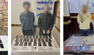 ضبط 8 عاطلين بحوزتهم «6 كيلو هيروين وحشيش وآيس» بالقاهرة