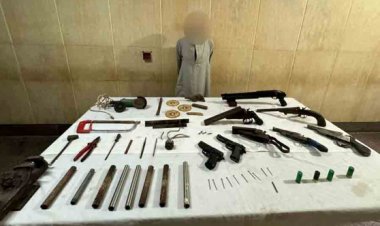 العثور على ورشة لتصنيع الأسلحة النارية بالبدرشين