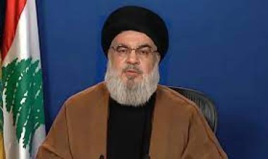 حسن نصر الله يتحدى أمريكا وإسرائيل بحرب لا سقف لها ولا حدود