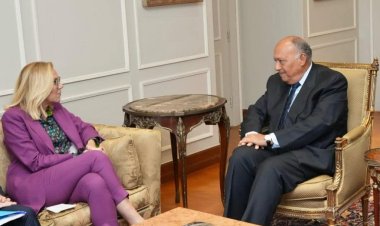 وزير الخارجية يستقبل كبيرة منسقي الأمم المتحدة للشئون الإنسانية وإعادة الإعمار في غزة