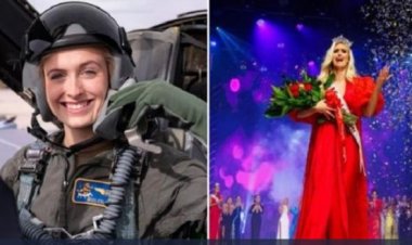 ملكة جمال برتبة ملازم ثان.. ضابط بالقوات الجوية تحصل على اللقب لأول مرة