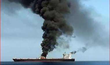 طائرة مسيرة تستهدف سفينة جنوب شرقي عدن