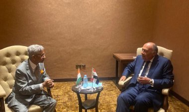 سامح شكري  يؤكد لـ نظيره الهندي على خصوصية وأهمية العلاقات الاستراتيجية بين الدولتين