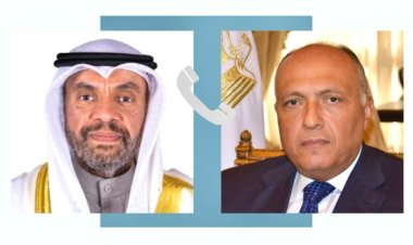 «شكري» يهنئ عبدالله اليحيا لتوليه وزارة الخارجية الكويتية