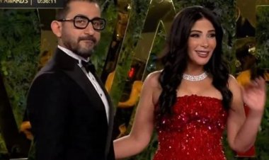 منى زكي بـ Joy Awards: من غير دعم أحمد حلمي مش هبقى حاجة