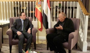 سامح شكري يستقبل وزير خارجية إسبانيا في بروكسل