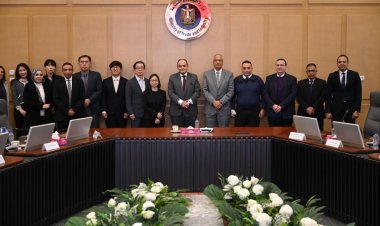 وزير الصناعة يستعرض مع الوكالة الكورية للتعاون الدولي تنفيذ نظام رقمي لإدارة المخاطر