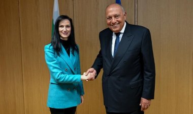 شكري يلتقي برئيس الوزراء ووزيرة خارجية بلغاريا