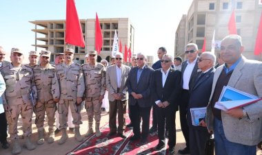 وزير التعليم العالي يتفقد الأعمال الإنشائية والتنفيذية بفرع جامعة السويس بجنوب سيناء