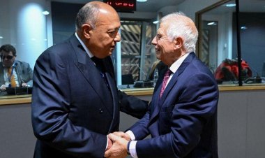 إفطار عمل لسامح شكري مع وزراء خارجية دول الاتحاد الأوروبي