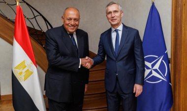 وزير الخارجية يلتقي سكرتير عام حلف شمال الأطلنطي