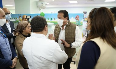 وزير الصحة يتفقد مستشفى كوم حمادة التخصصي