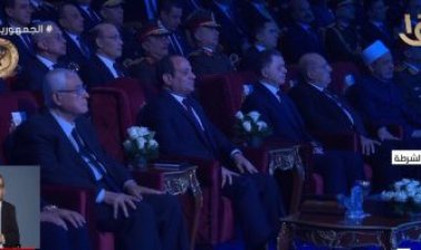 بحضور الرئيس السيسي.. تكريم أبطال الداخلية في احتفالية عيد الشرطة الـ 72