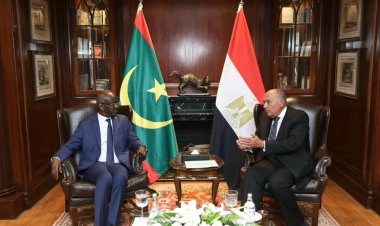 وزير الخارجية يستقبل نظيره الموريتاني ويعقدان جلسة مباحثات موسعة