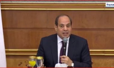 الرئيس السيسي: الدولة تحتاج  لأرقام كبيرة جدًا للإنفاق عليها