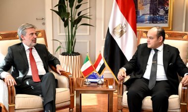 وزير التجارة يبحث مع السفير الإيطالي فرص تعزيز التعاون