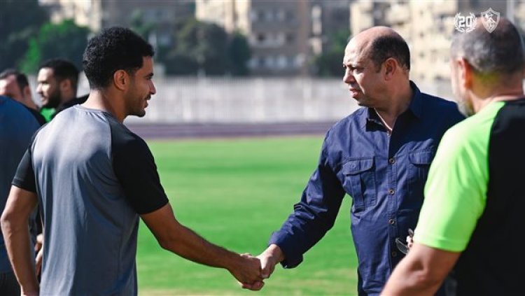 تفاصيل جلسة أحمد سليمان مع لاعبي الزمالك قبل التوقف الدولي