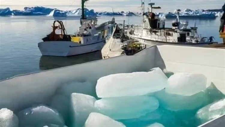 شركة "Arctic Ice" تقدم تجربة فريدة بشحن جليد القطب الشمال إلى دبي