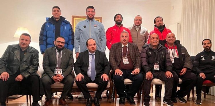 السفير المصري لدى زغرب ينظم حفل استقبال المنتخب الوطني للمصارعة