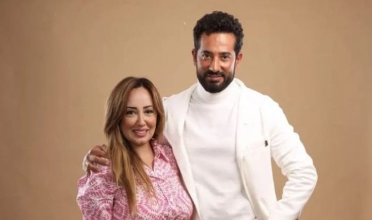 زوجة عمرو سعد تهدد بالملاحقة القانونية لمخترق حسابها على "فيسبوك"