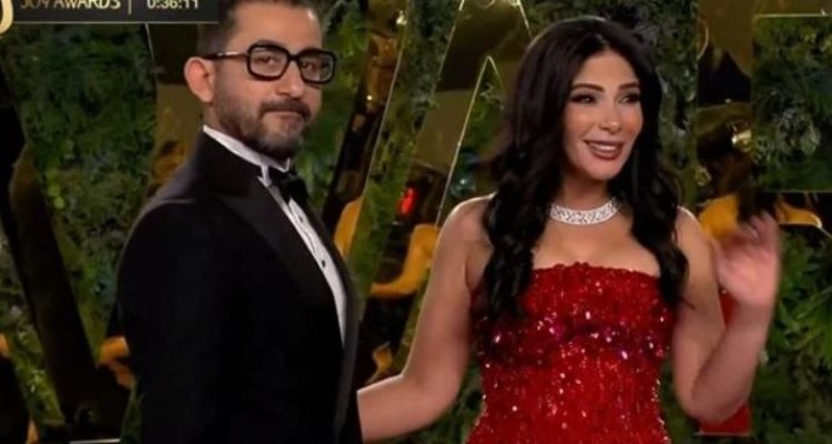 منى زكي بـ Joy Awards: من غير دعم أحمد حلمي مش هبقى حاجة