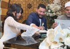 المخرج محمد سلامة يحتفل بعقد قرانه على بطلة الجمهورية في الكيك بوكسينج