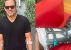 بصور من استخدامه «العكازات».. الفنان ظافر العابدين يكشف عن تعرضه لإصابة في ساقه