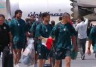 استقبال شعبي حاشد لبعثة منتخب مصر عقب وصولها إلى مطار العلمين بعد المشاركة في كأس العالم