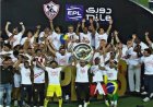 مراسم تتويج الزمالك بدرع الدوري في استاد القاهرة