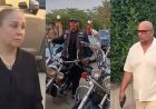 شيرين وخيري بشارة اول الحضور في عزاء محمد مرزبان