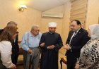 وزير الأوقاف يلتقي الفنان فاروق فلوكس في دار الأوبرا