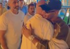 محمد رمضان يلتقي حسام حسن بعد بروفة حفله في الساحل الشمالي